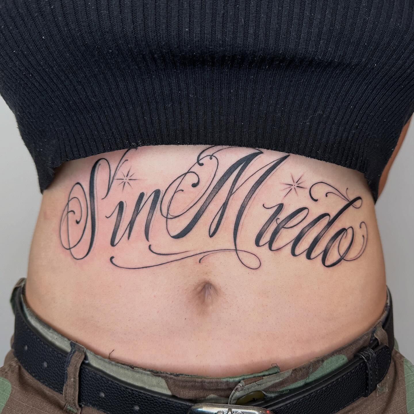 Tattoo by @heidiestradatattoos — lettering_script