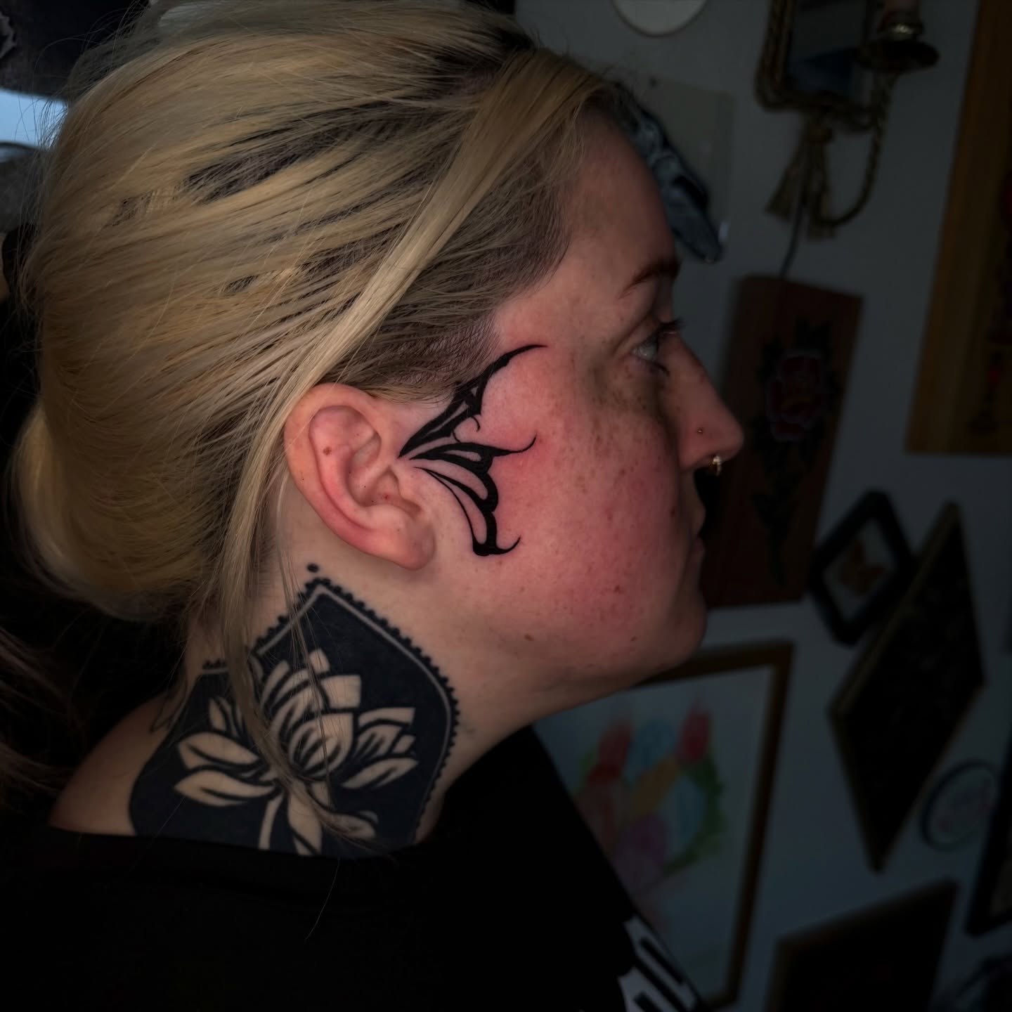 Tattoo by @hotdonnatattoos — black_and_grey, tribal