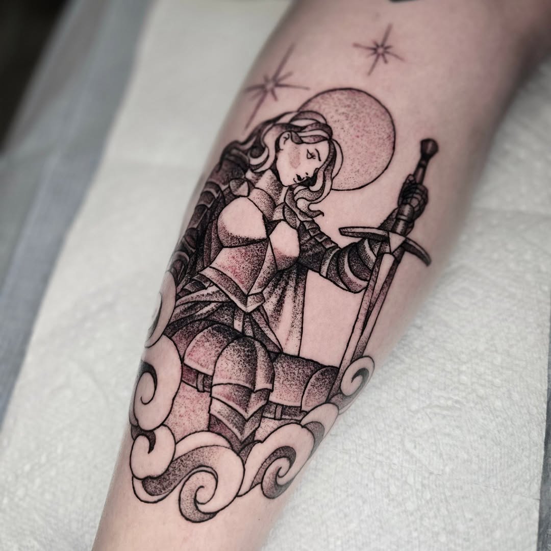 Tattoo by @adisontattoos โ dotwork, black_and_grey