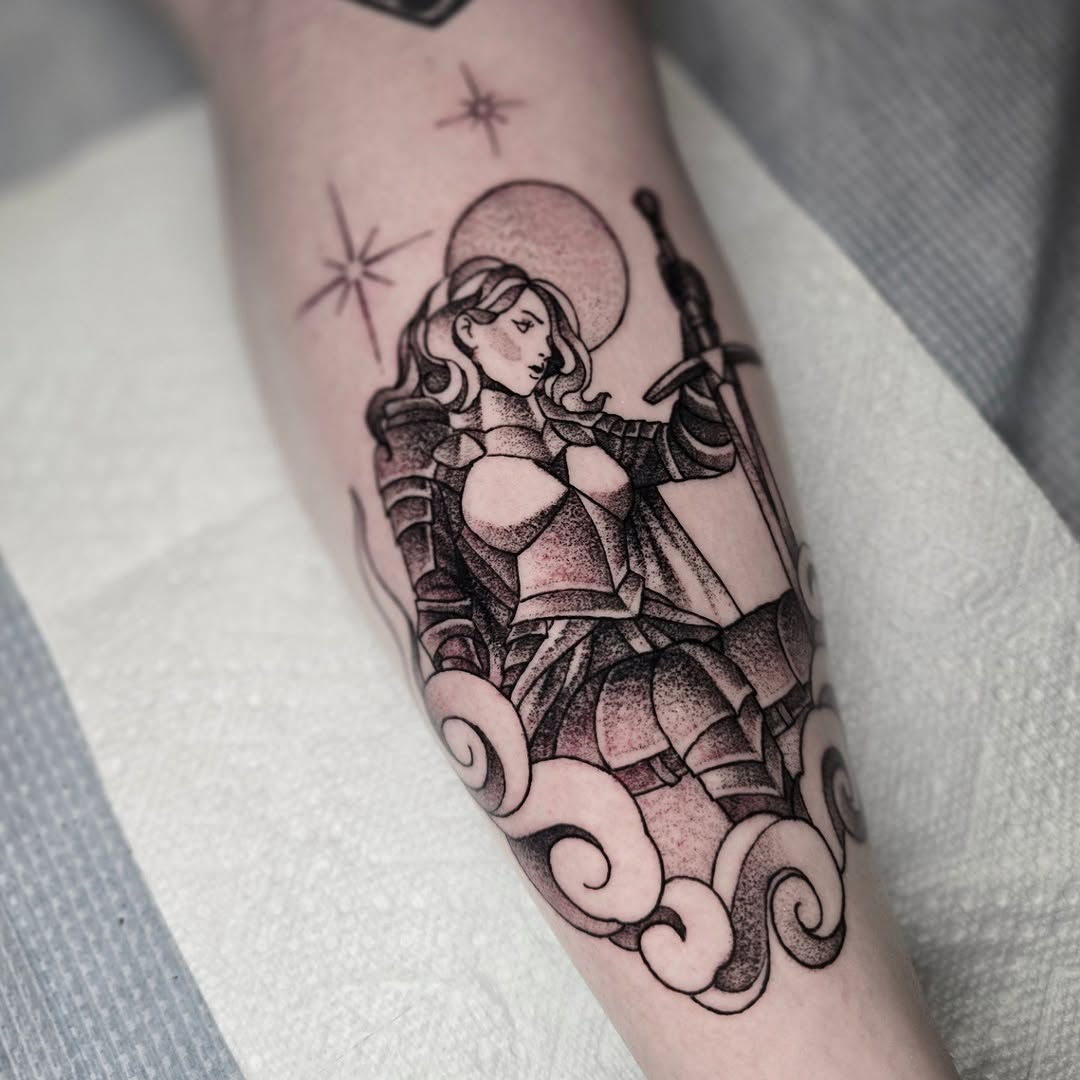 Tattoo by @adisontattoos โ dotwork, black_and_grey