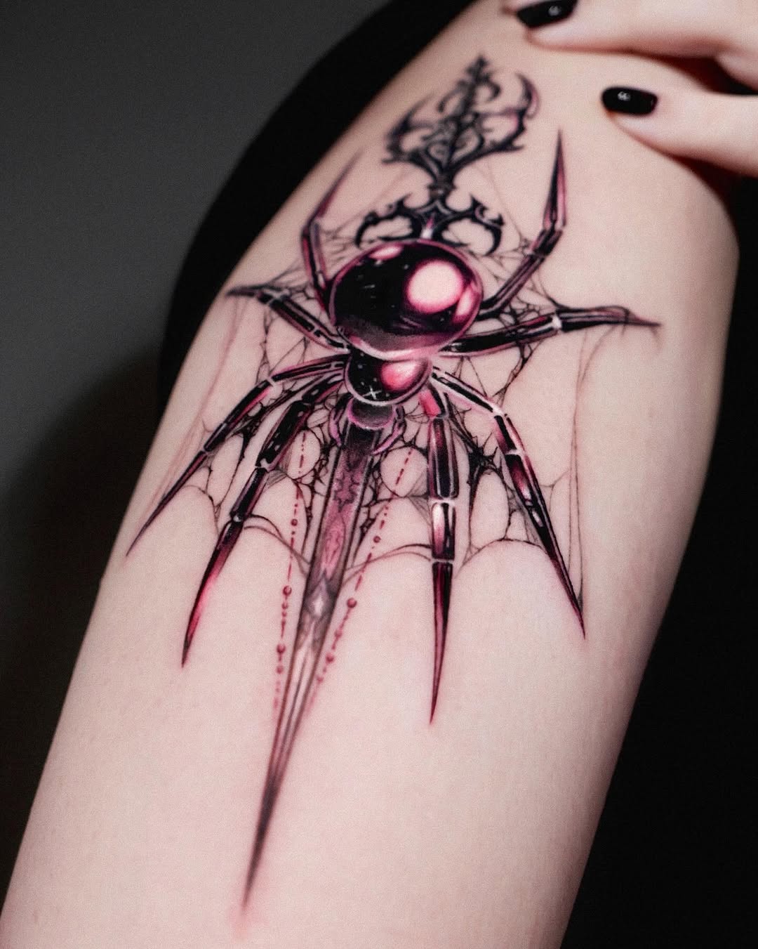 Tattoo by @yoda_ink — black_and_grey, fine_line