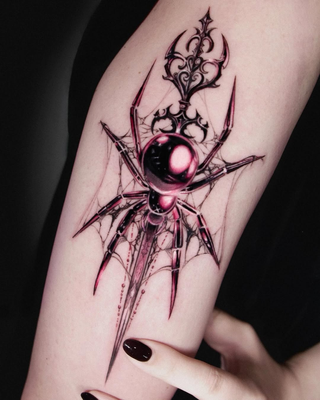 Tattoo by @yoda_ink — realism, blackwork