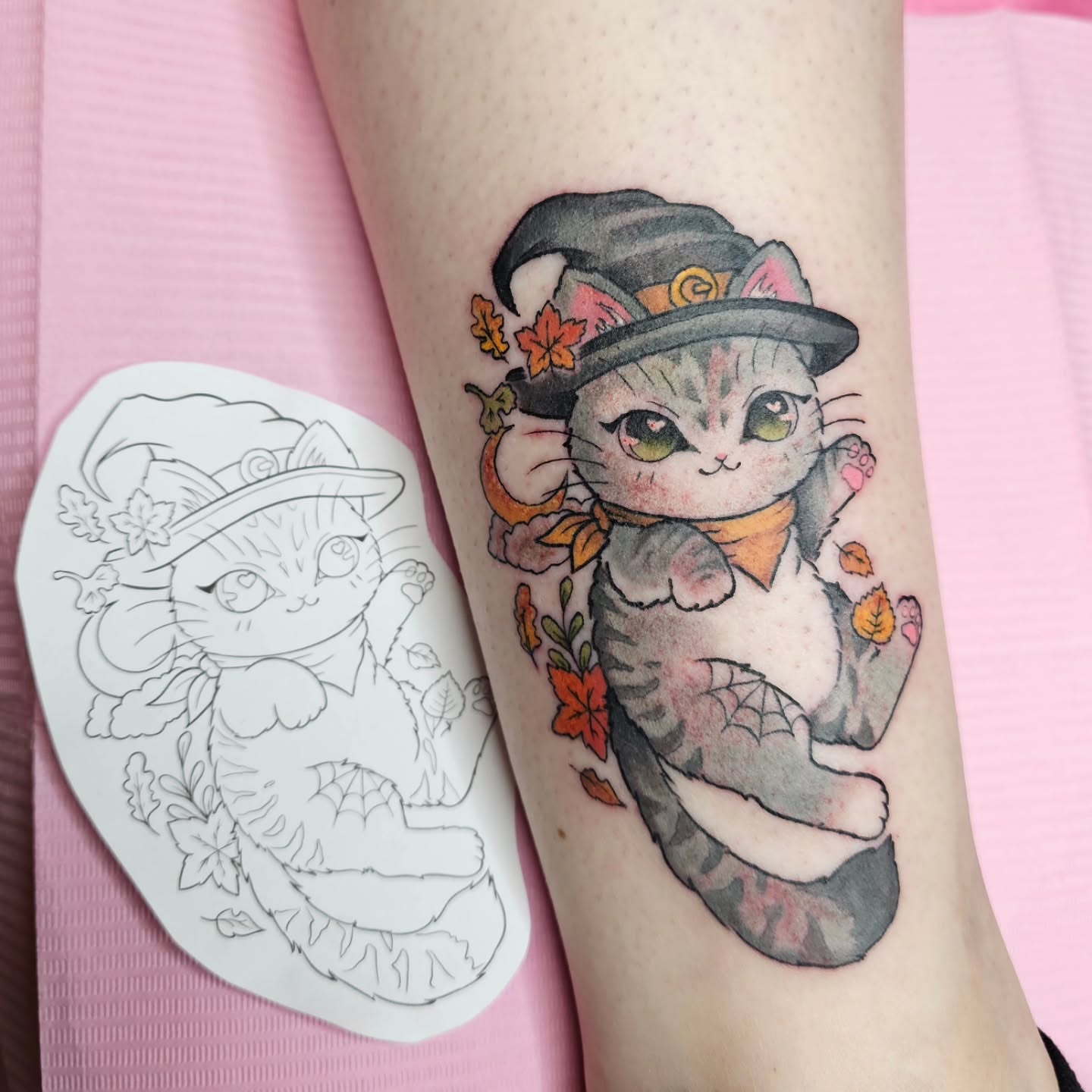 Tattoo by @buhberri_art — watercolor, illustrative