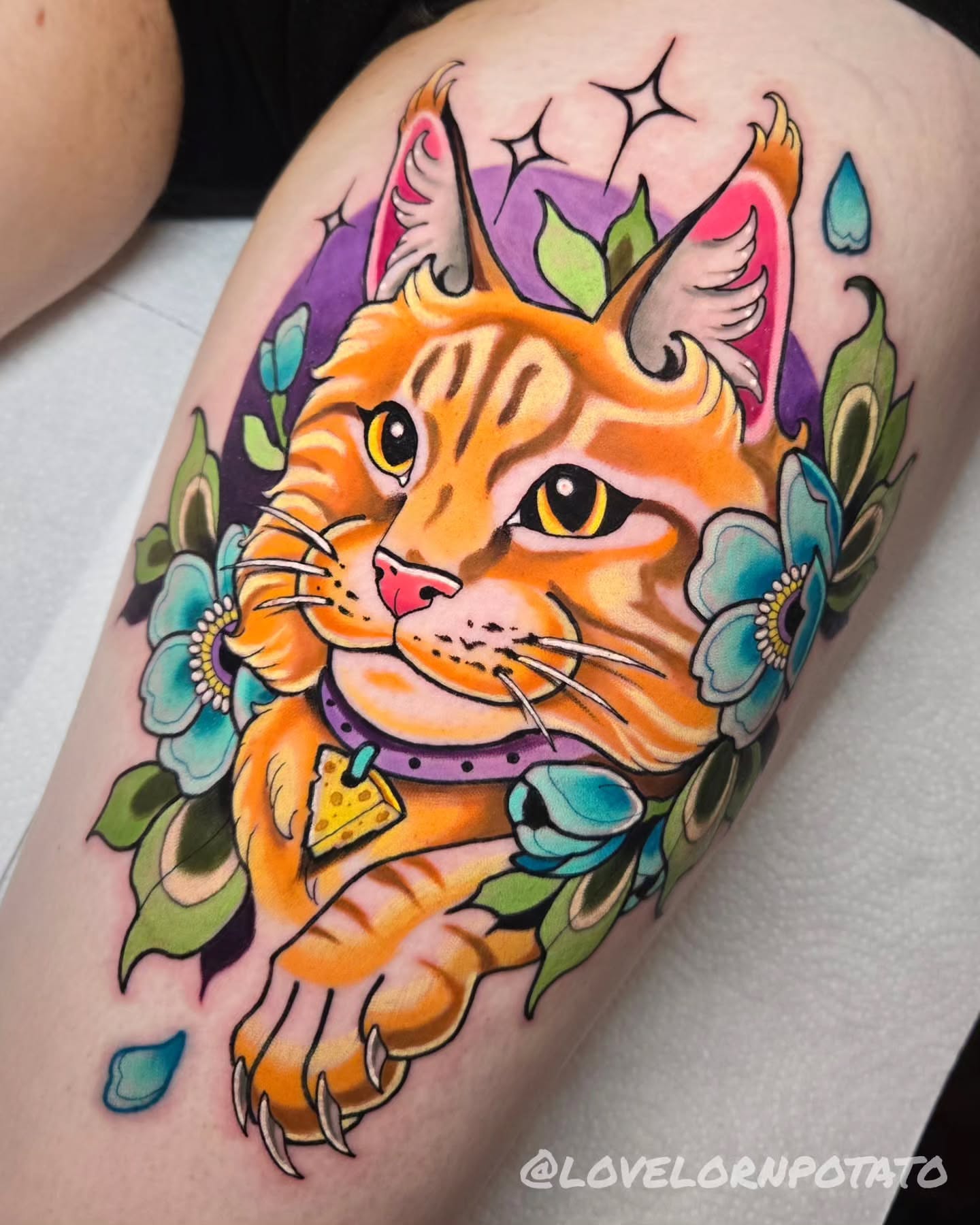 Tattoo by @lovelornpotato — american_traditional