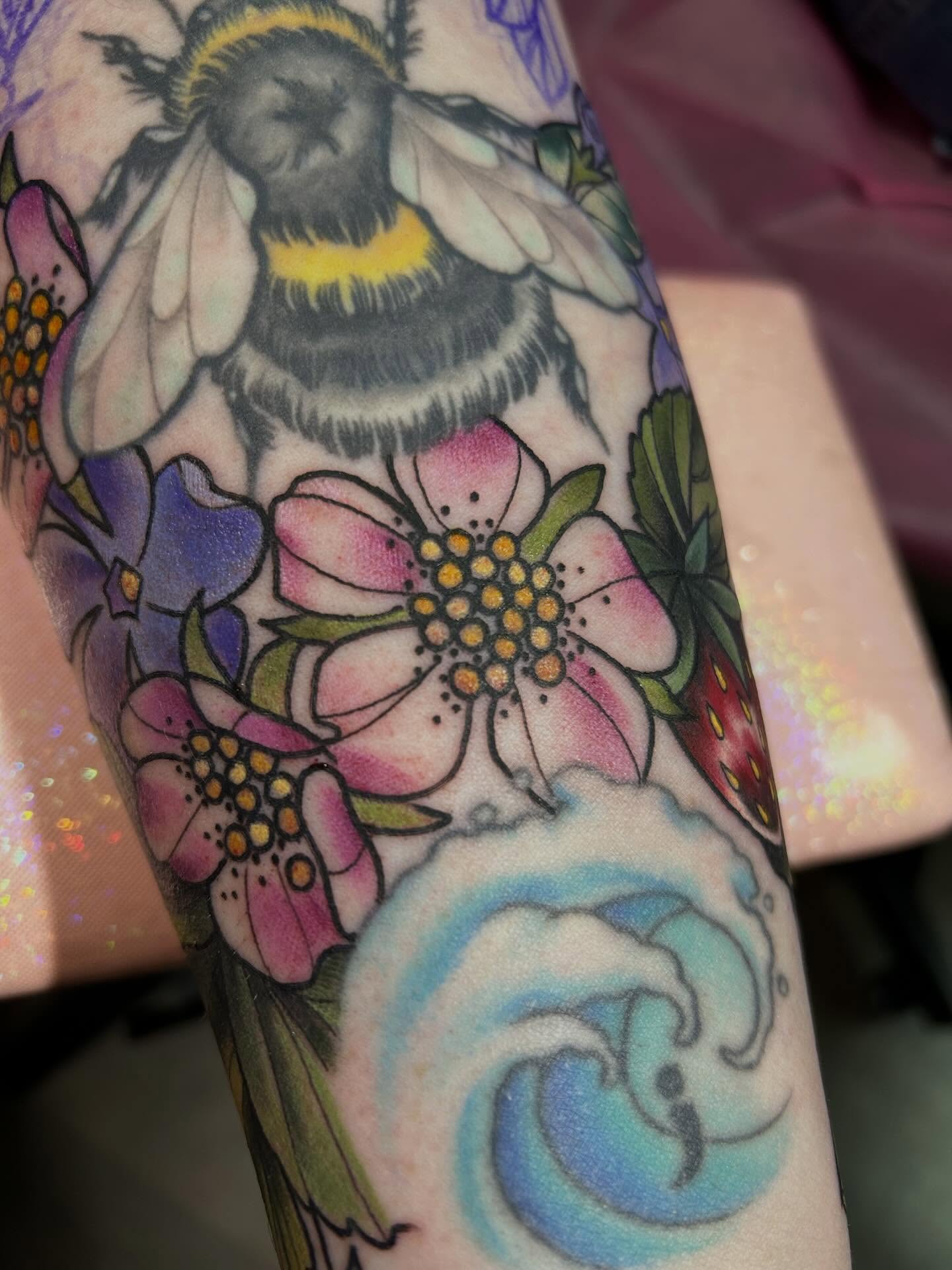 Tattoo by @morgandanatattoos — american_traditional, dotwork