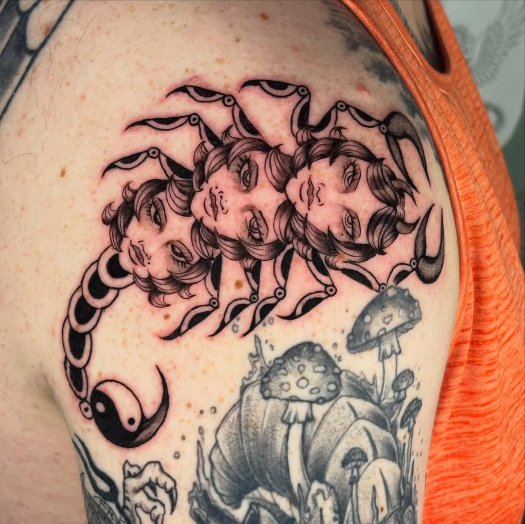 Tattoo by @toughcookietattoo — neo_traditional, black_and_grey