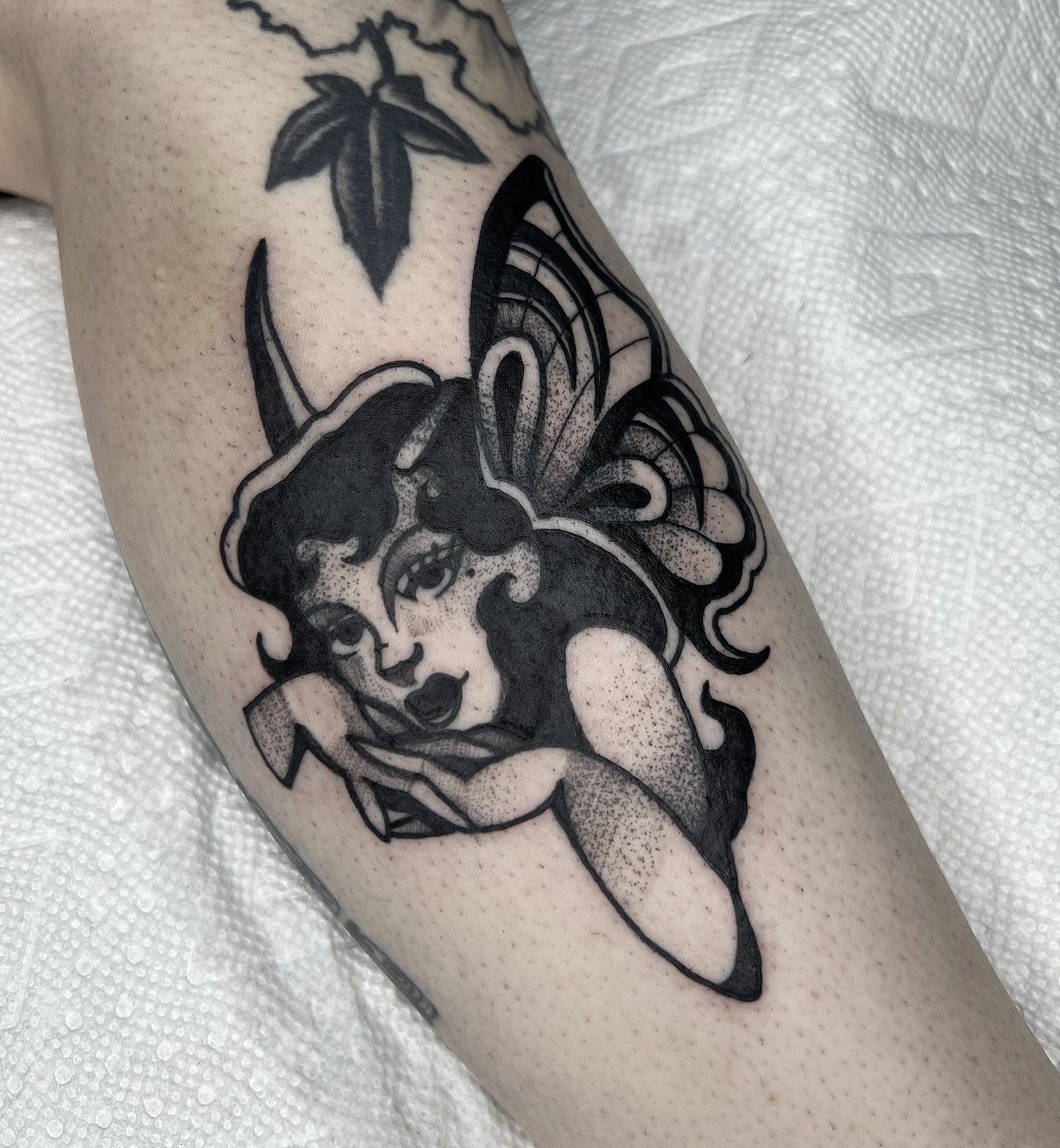 Tattoo by @themeganclifton — dotwork