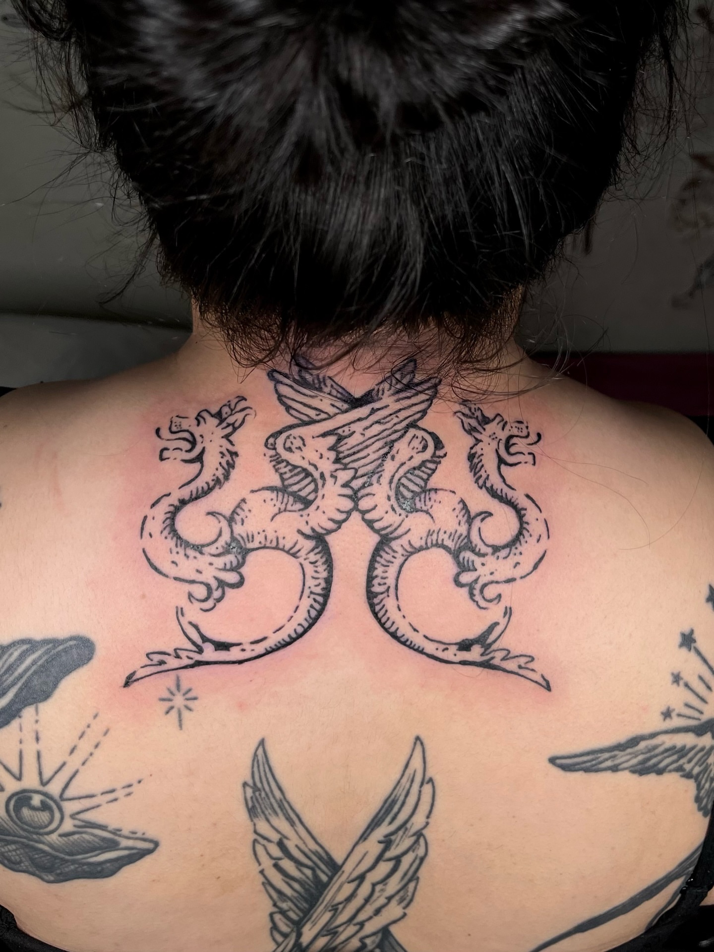 Tattoo by @rat_tattooille — black_and_grey