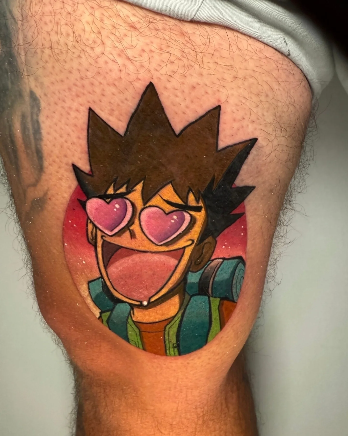 Tattoo by @zach.tattoo — anime