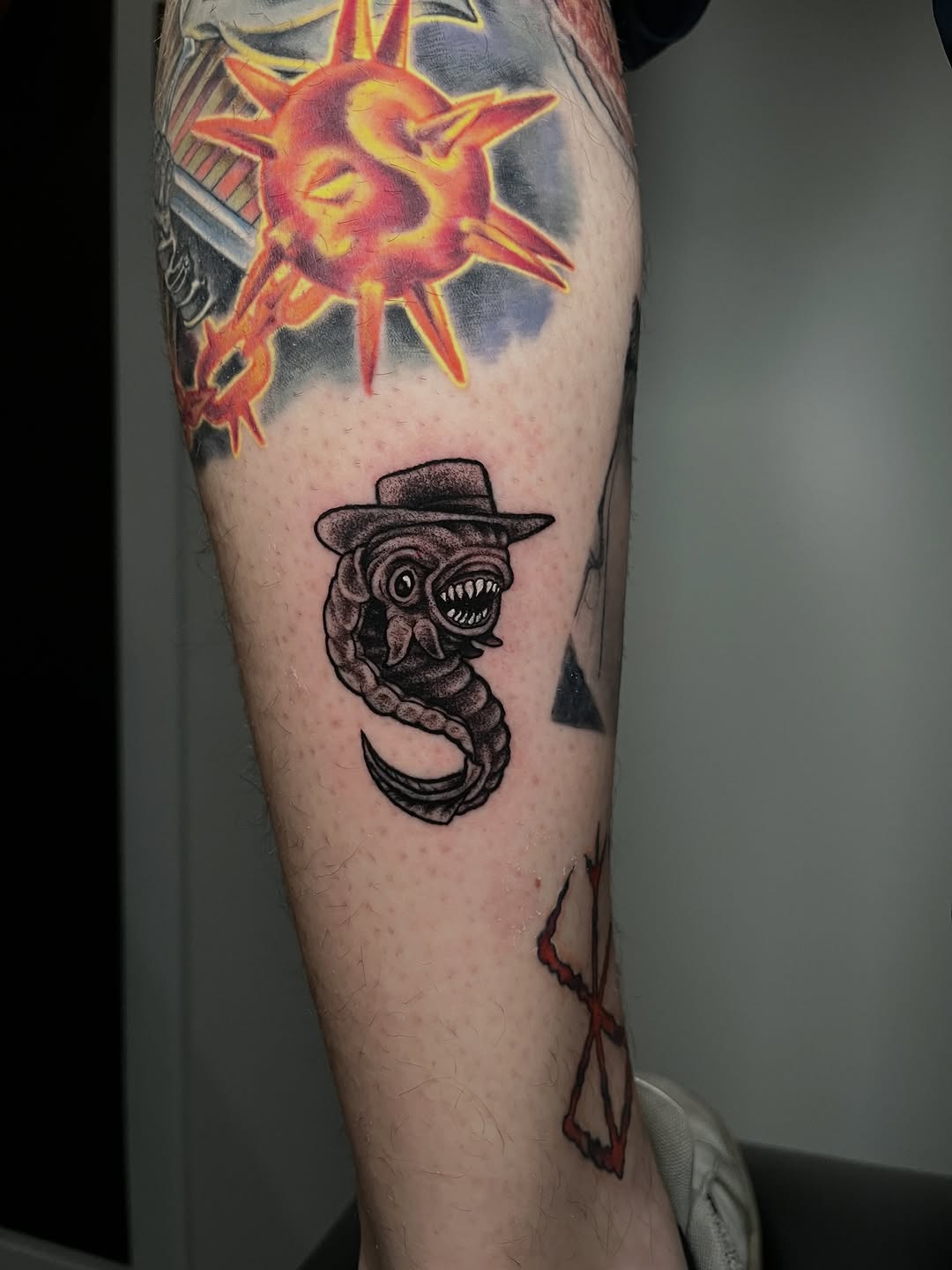 Tattoo by @jakenissart — black_and_grey, dark_realism