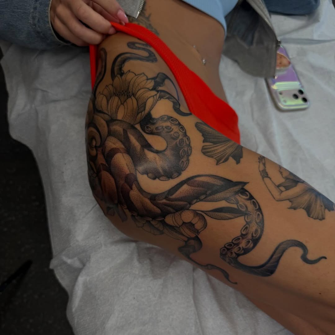 Tattoo by @willcampbellart — black_and_grey, realism