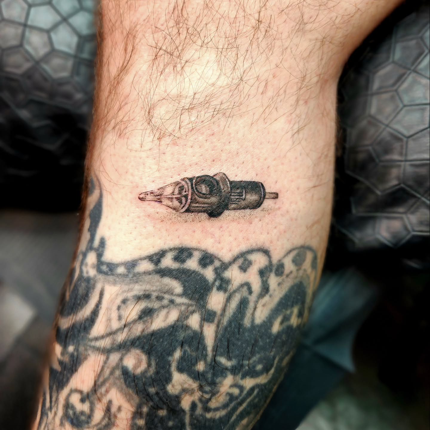 Tattoo by @sj.tattooz — black_and_grey
