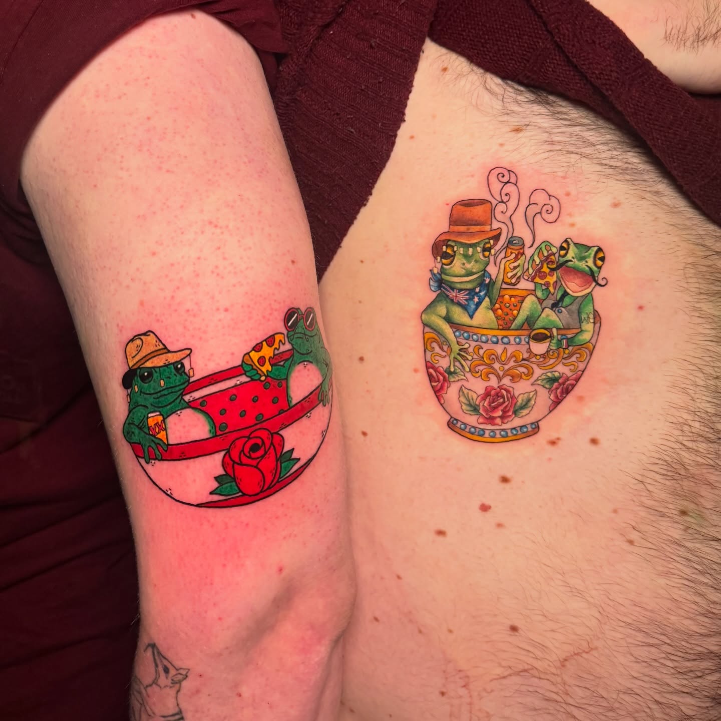 Tattoo by @moggtattoo β new_school, dotwork