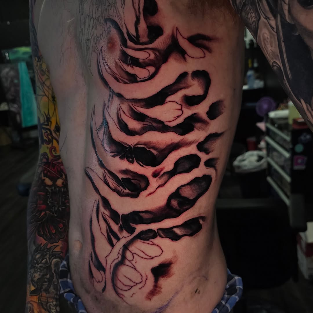 Tattoo by @drutattoo — black_and_grey, realism
