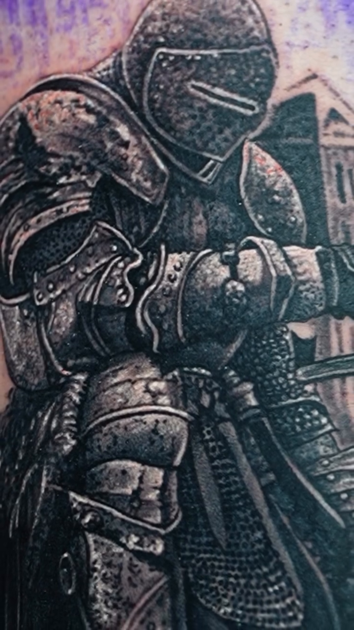 Tattoo by @oxossiart — realism, black_and_grey
