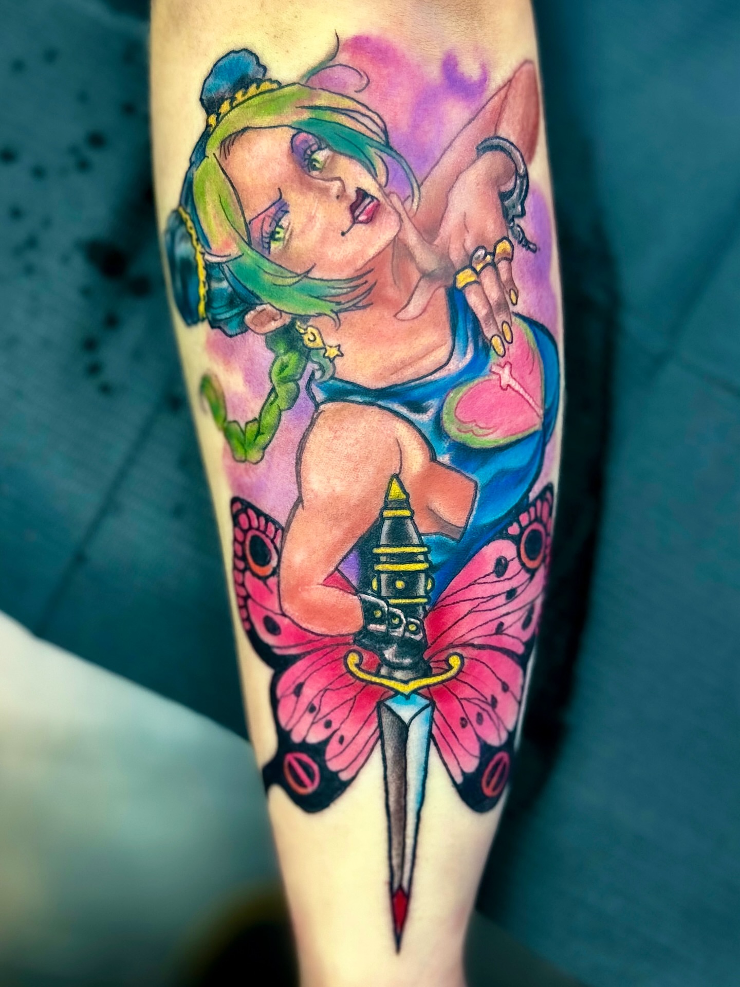 Tattoo by @freshtattoos — new_school, watercolor