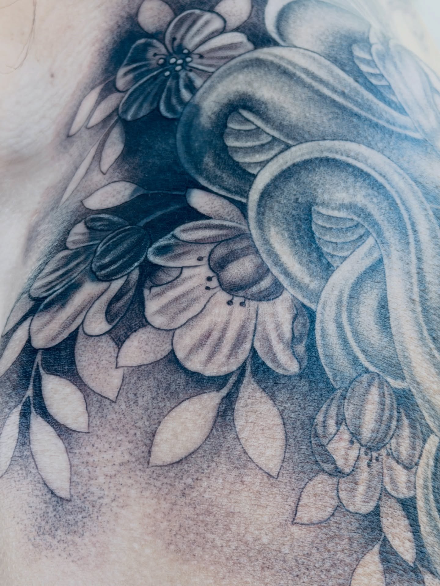 Tattoo by @p_casillasarte β black_and_grey, realism