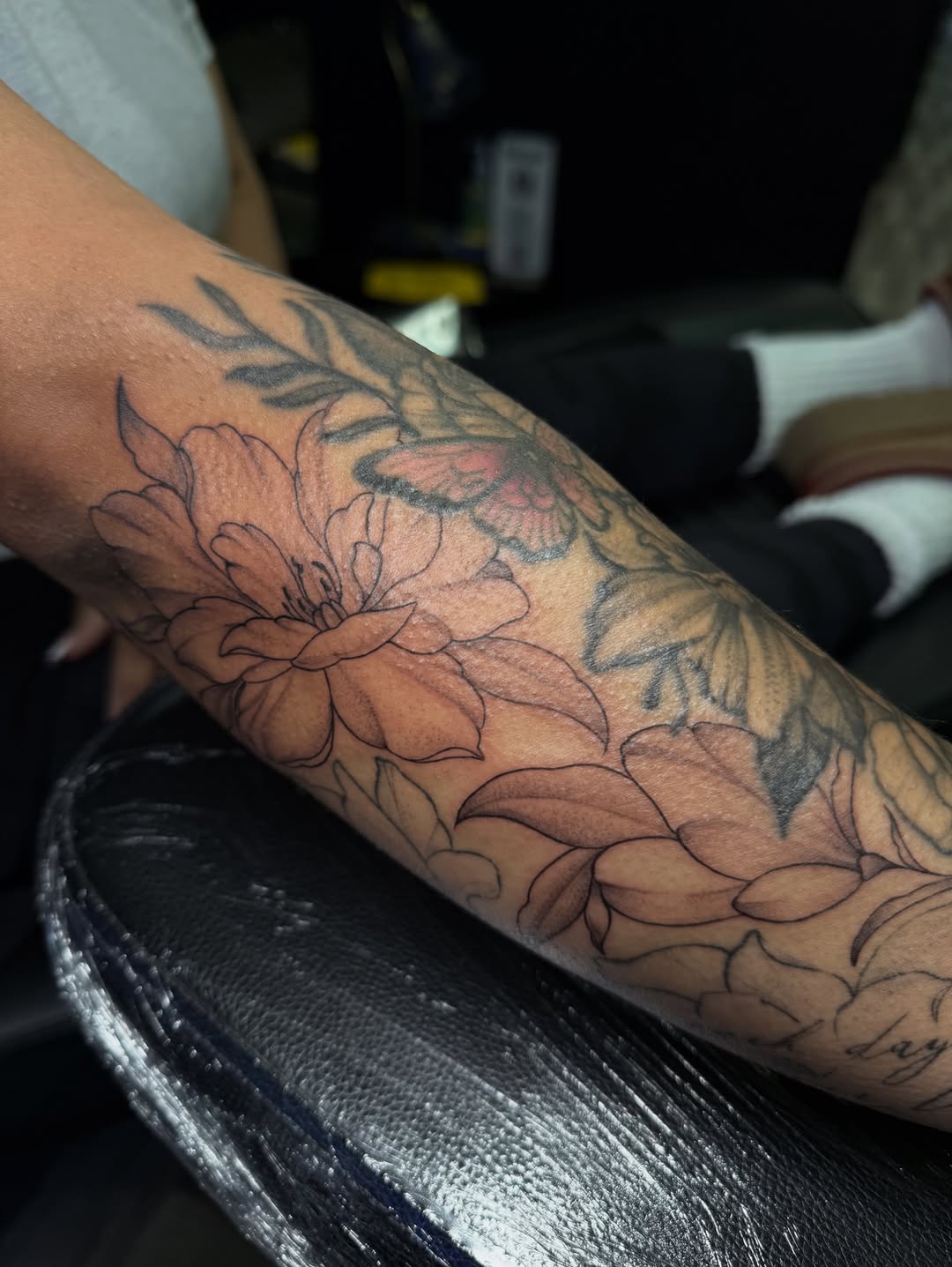 Tattoo by @tatsxval — fine_line, black_and_grey