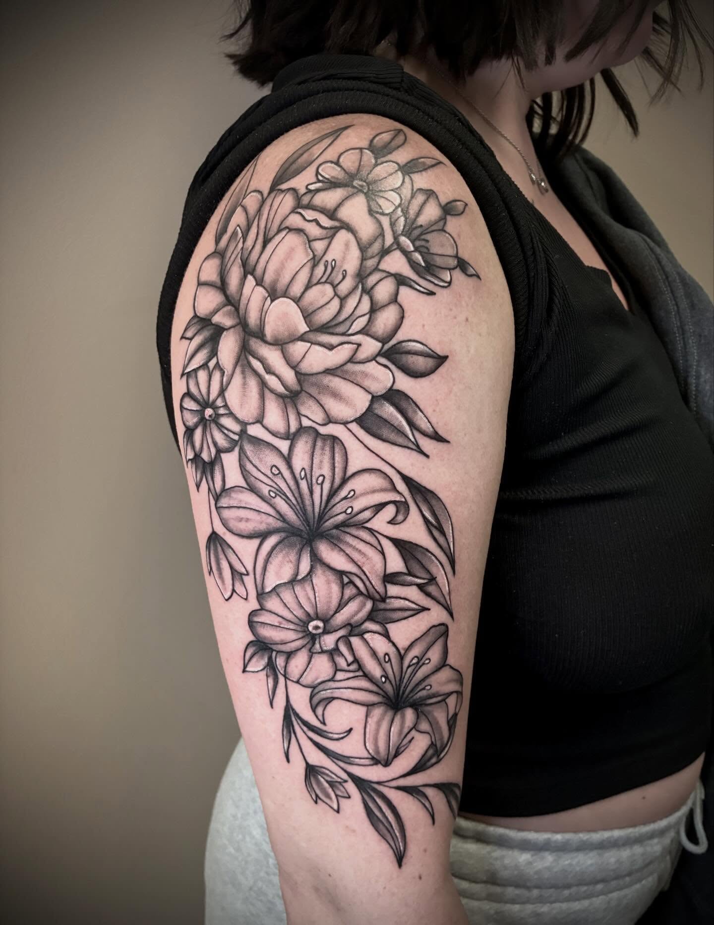 Tattoo by @marzxink — black_and_grey, realism