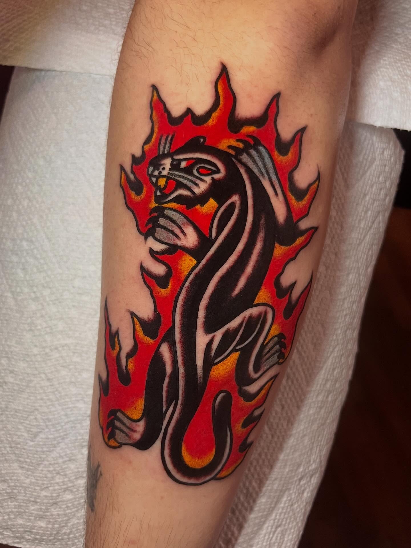 Tattoo by @snakelicausi — american_traditional