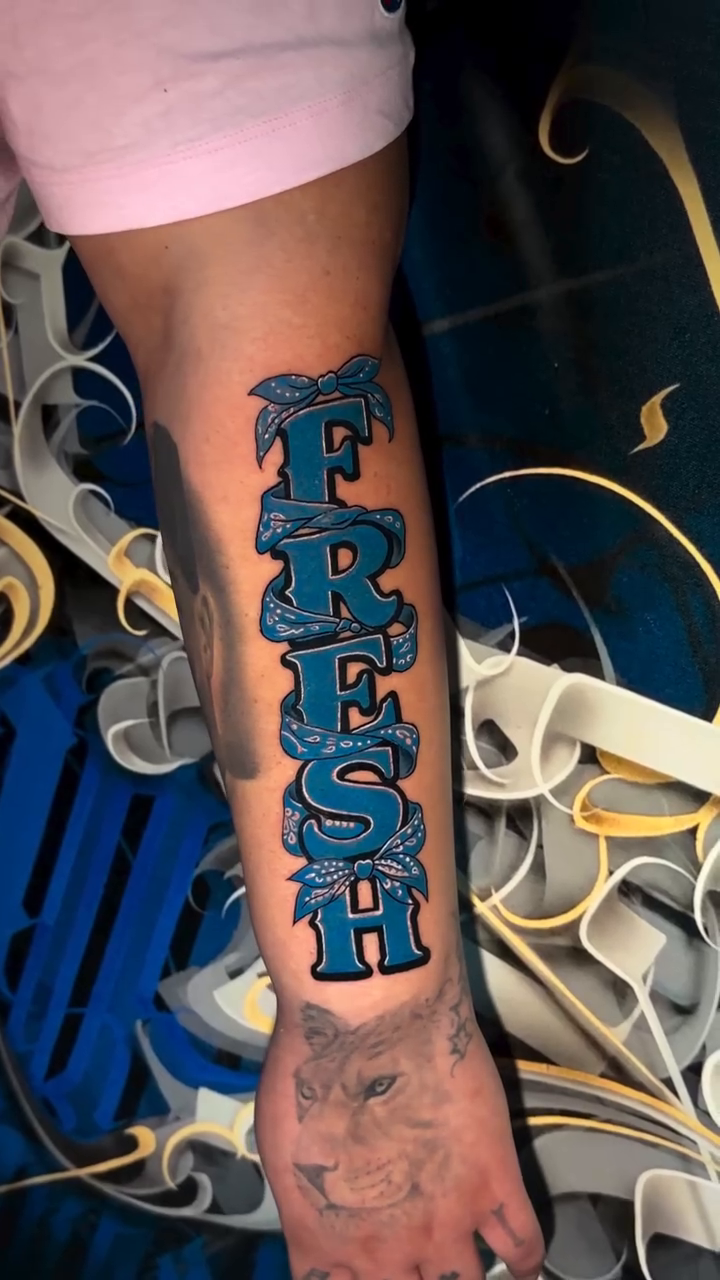 Tattoo by @dannys_tattoo_official — lettering_script