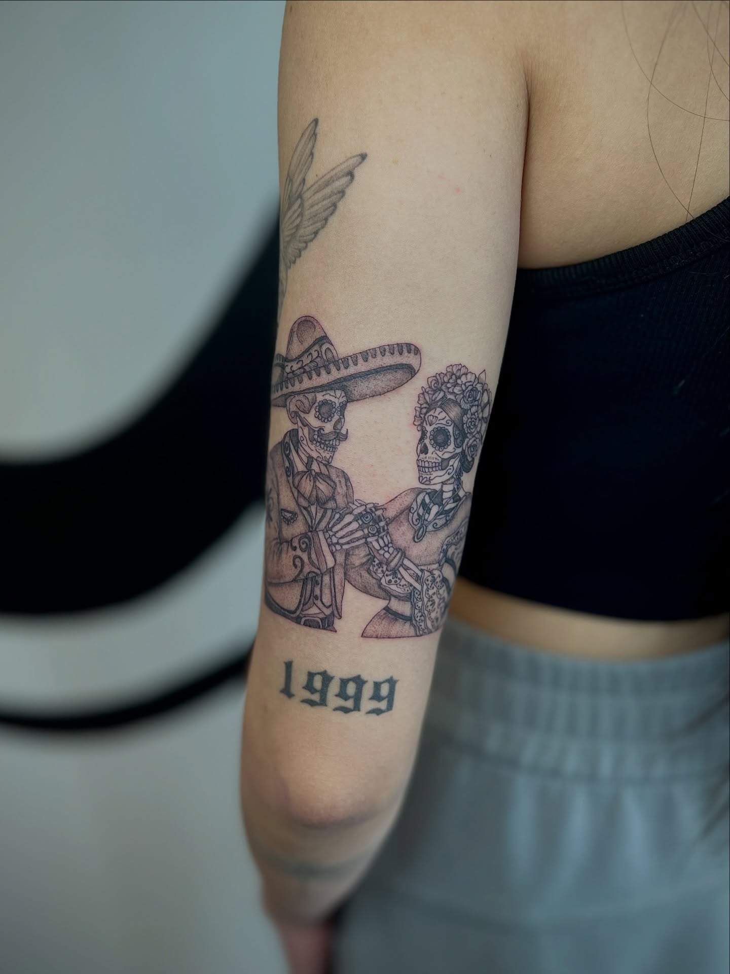 Tattoo by @bigbeautyjudi — black_and_grey