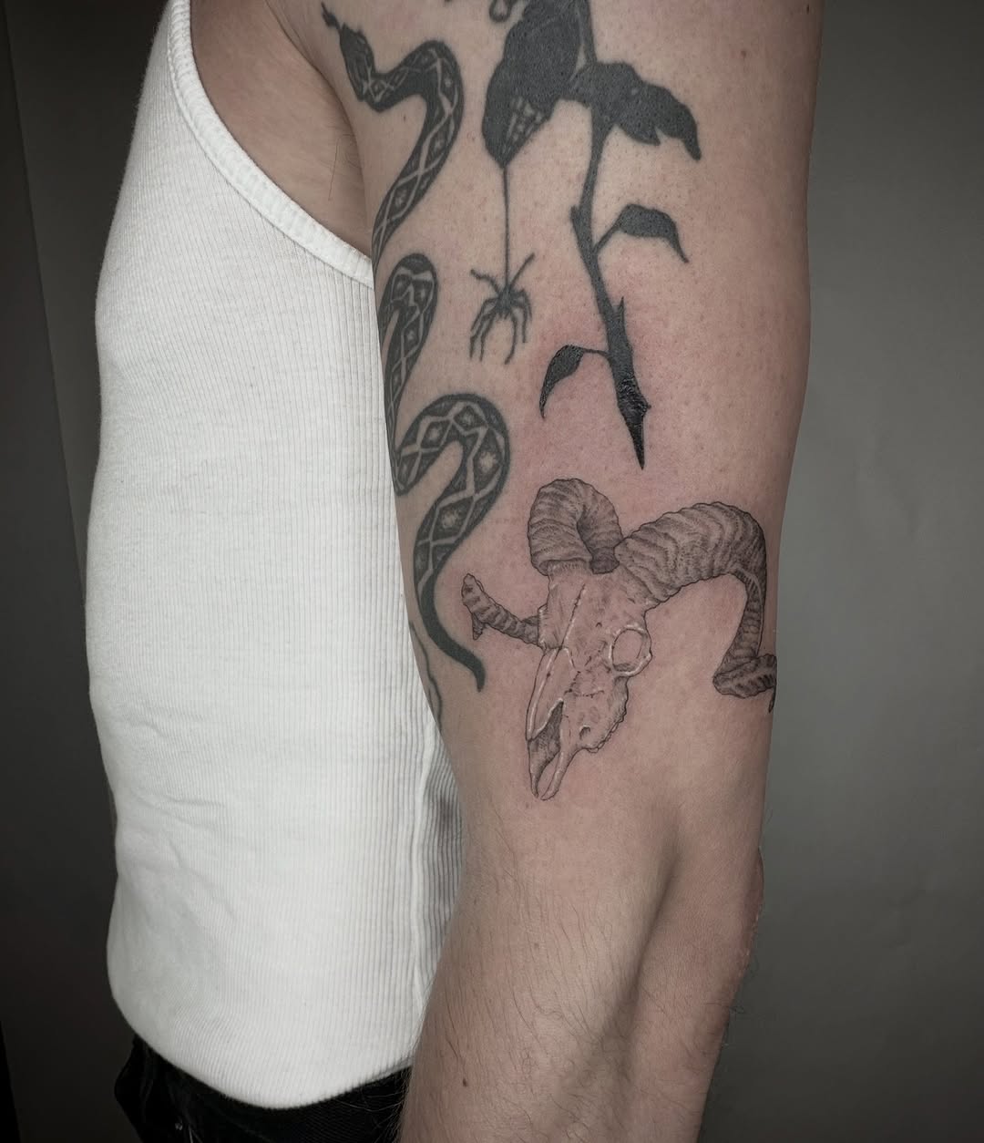 Tattoo by @carmensdarkgallery — realism, black_and_grey