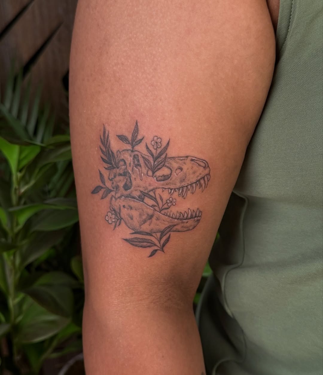 Tattoo by @carmensdarkgallery — black_and_grey, realism