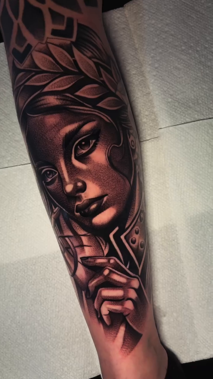 Tattoo by @dallasdiorio β black_and_grey, realism