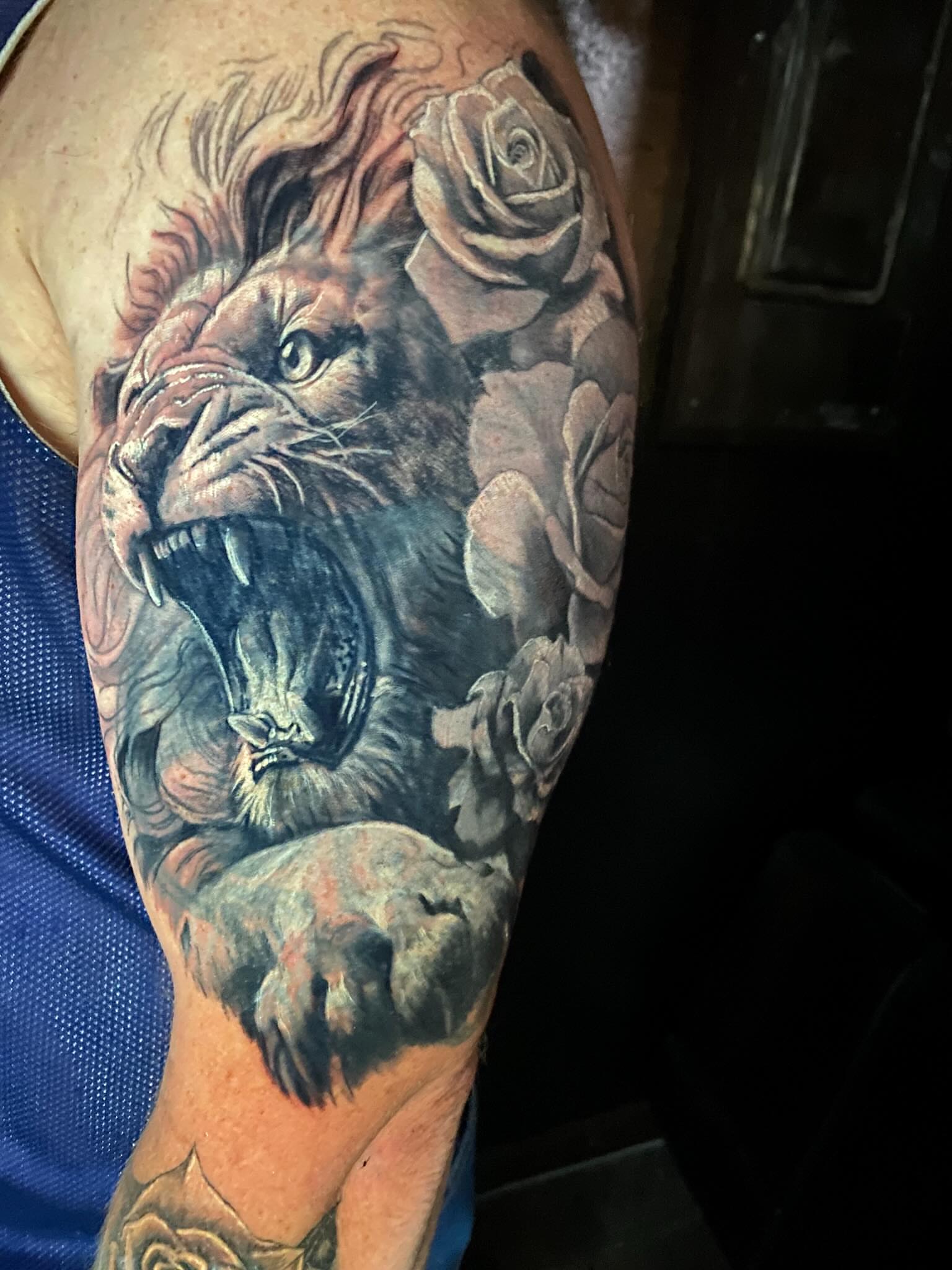 Tattoo by @tattooartist_dano — realism, dark_realism