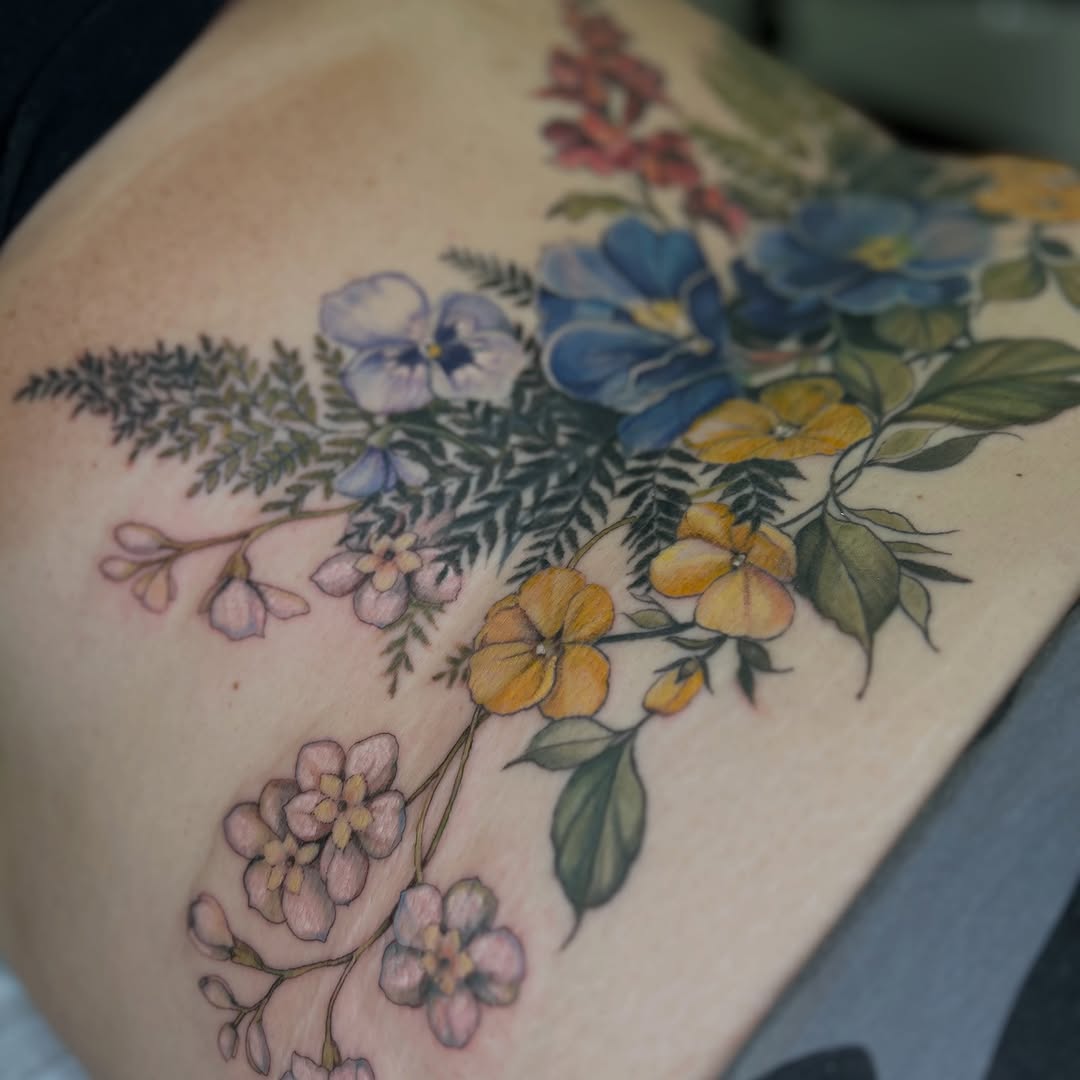 Tattoo by @wolveratattoo — realism, watercolor
