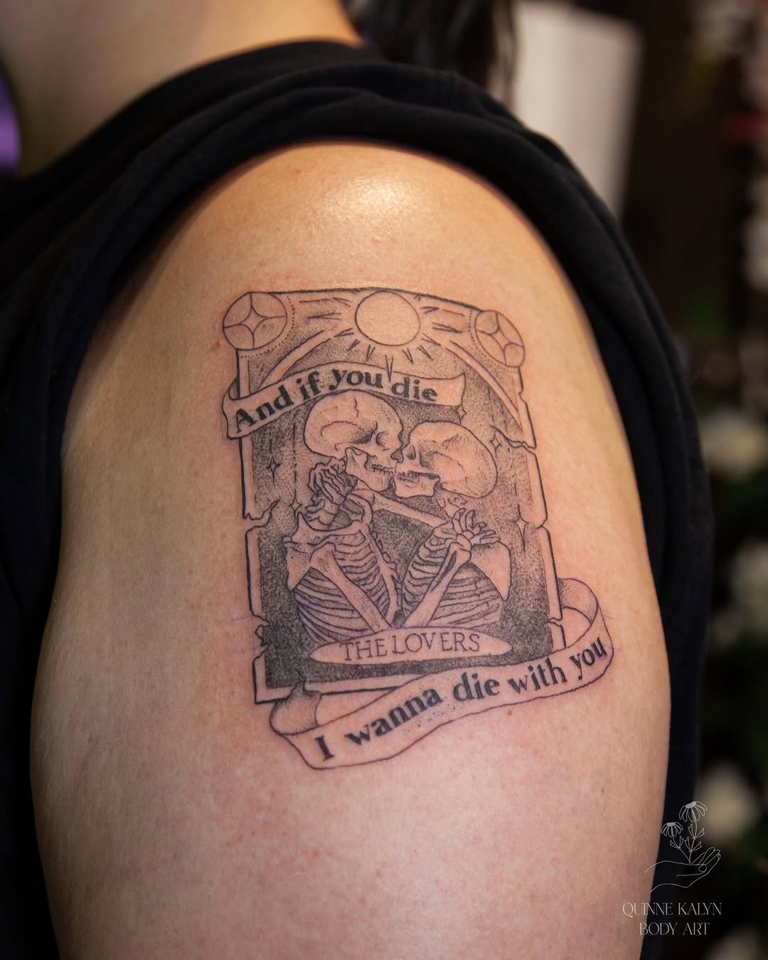 Tattoo by @quinnekalynbodyart — fine_line, lettering_script