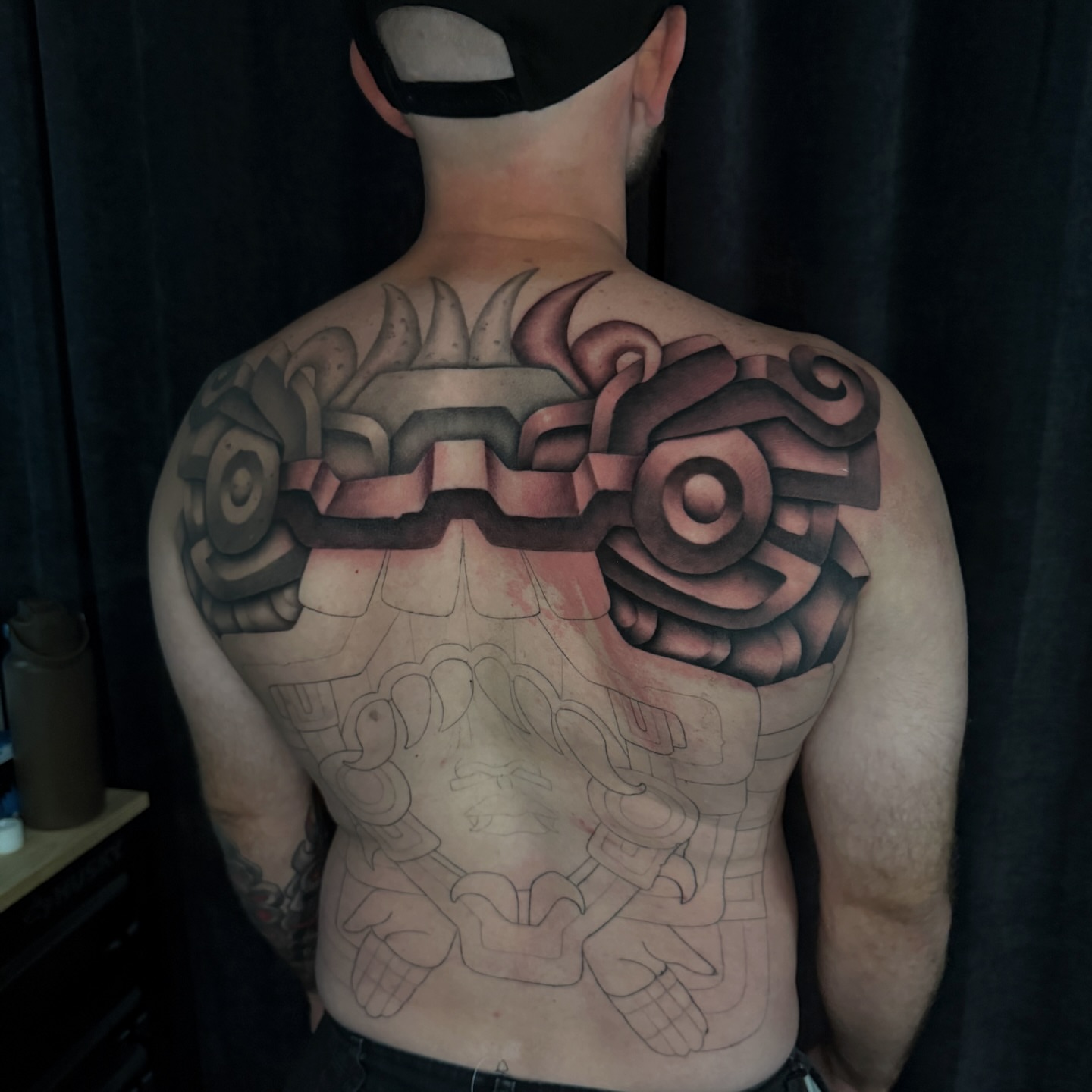 Tattoo by @ruckustattoo — geometric