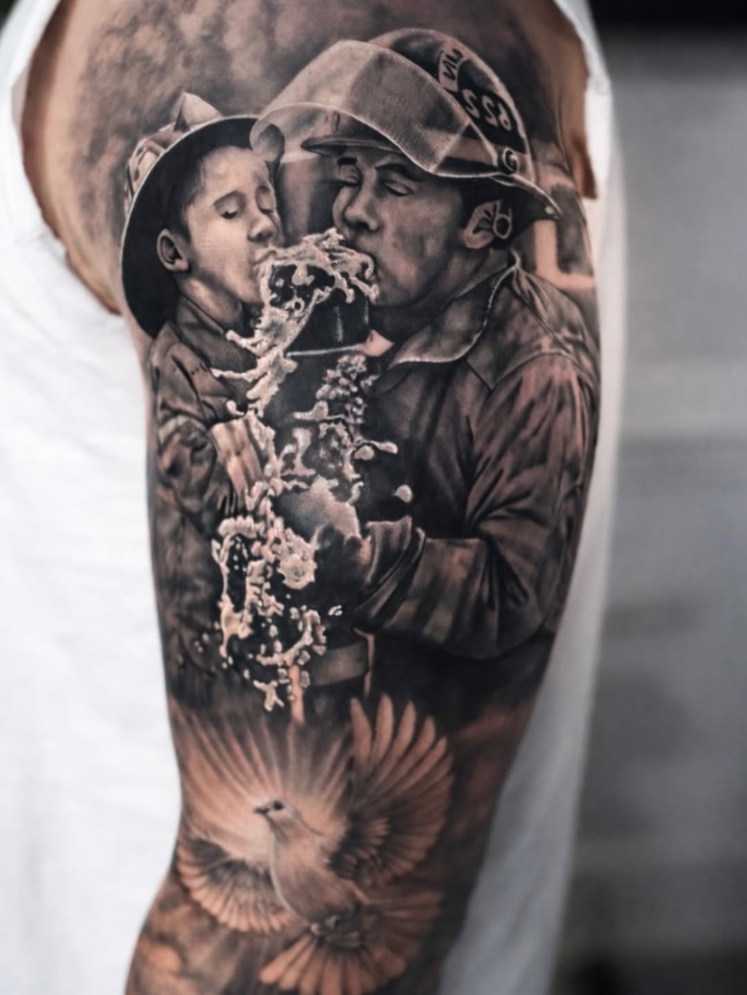 Tattoo work at Virginia Beach Tattoo Festival 2026