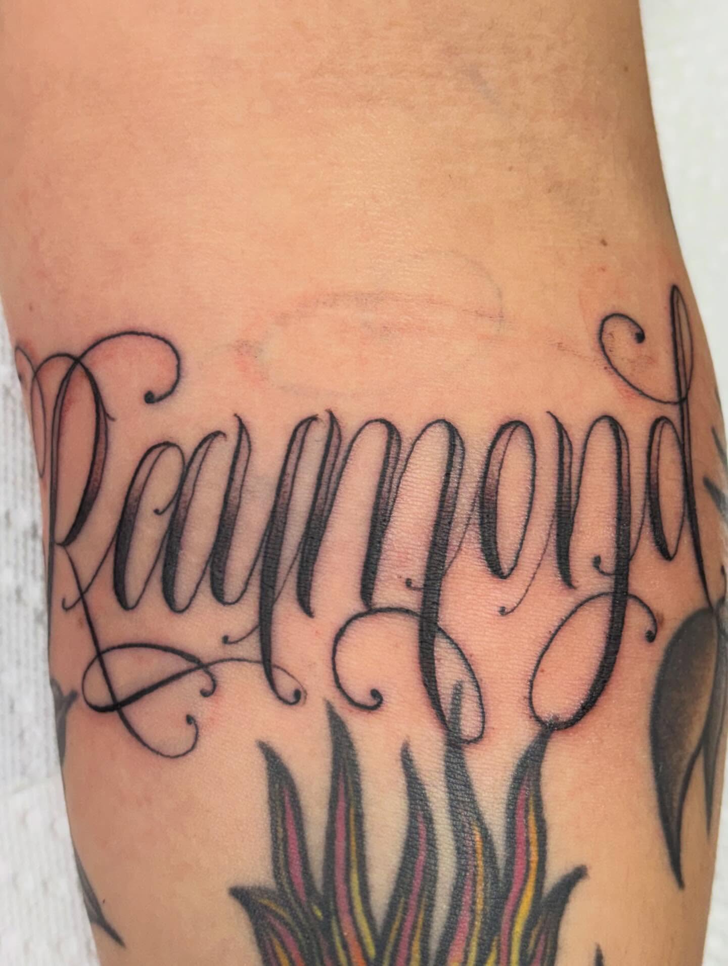 Tattoo by @jayytattoos_ — lettering_script