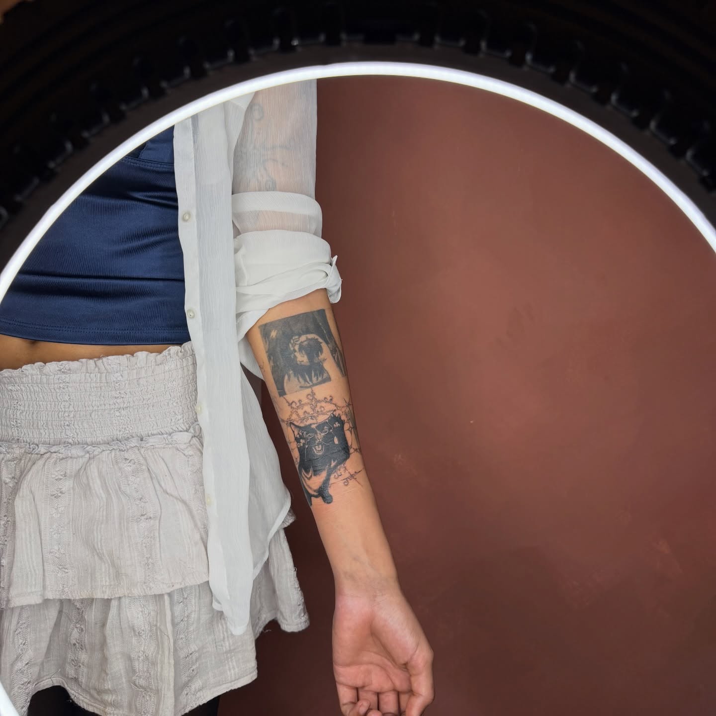 Tattoo by @vsgoblintatts — black_and_grey