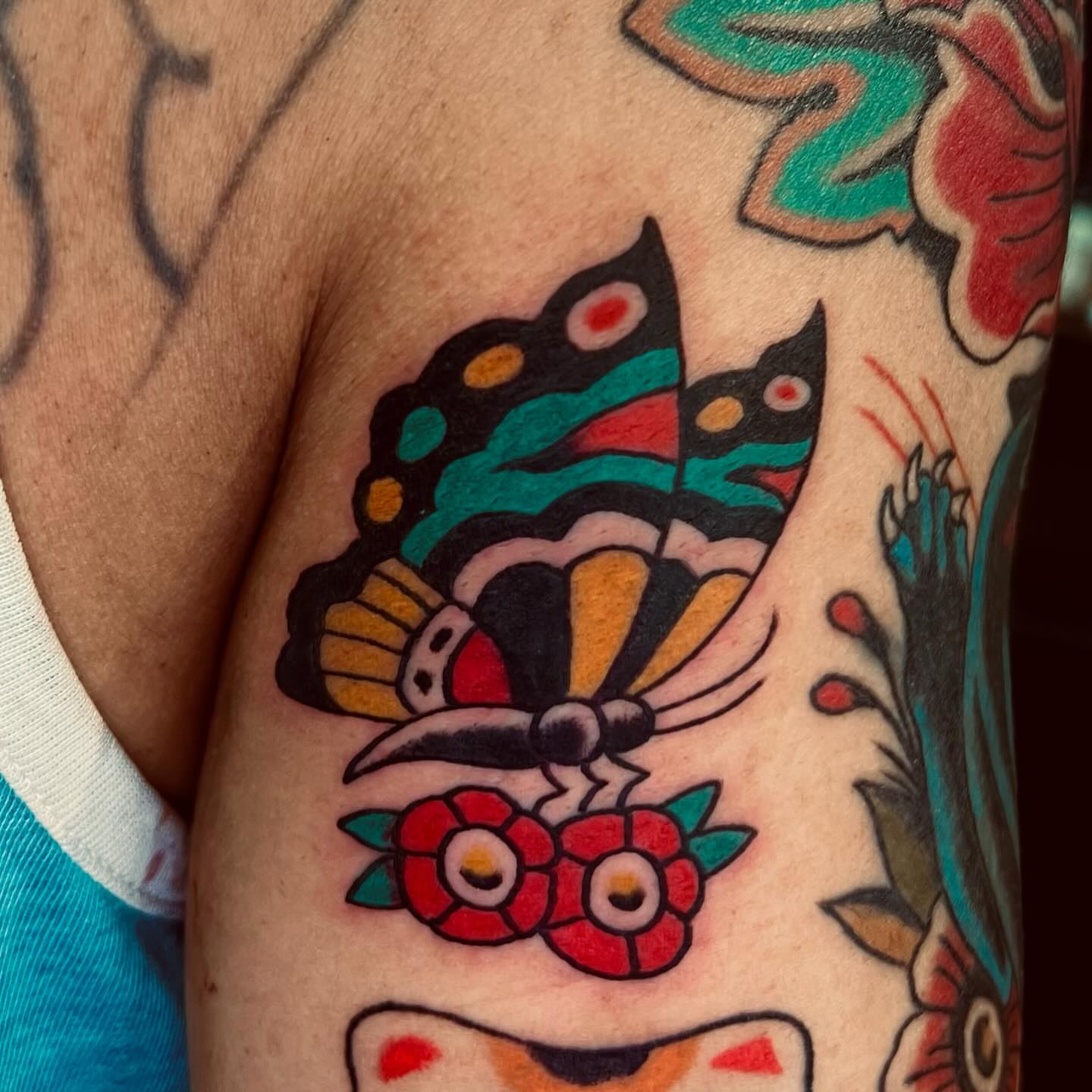 Tattoo by @fokqueenie — american_traditional
