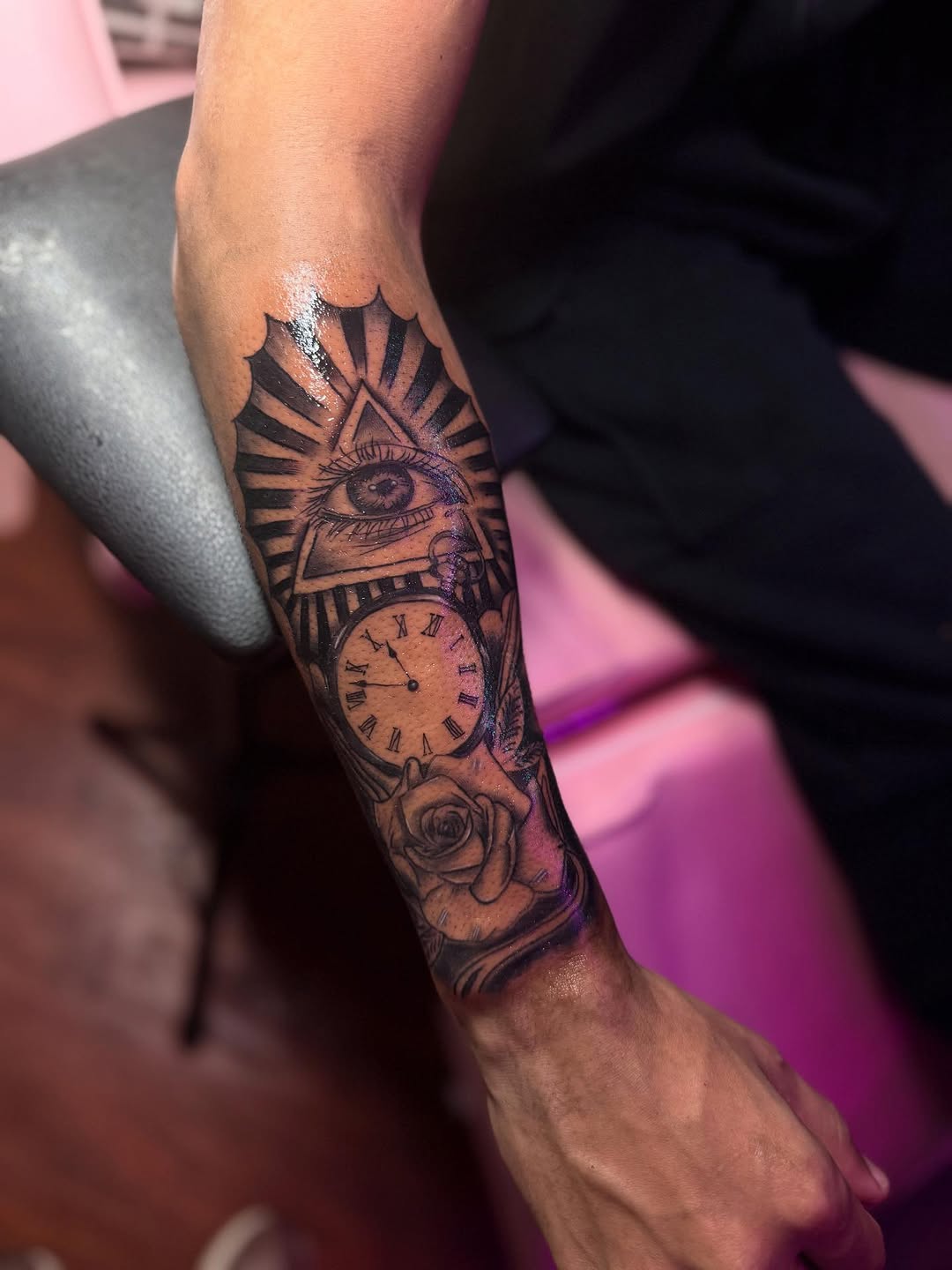 Tattoo by @santos.tattoos.official — black_and_grey, realism