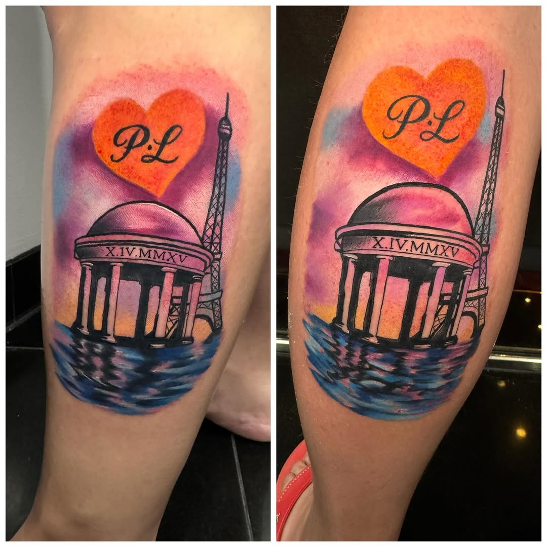 Tattoo by @psoedeathletter27 — realism, watercolor
