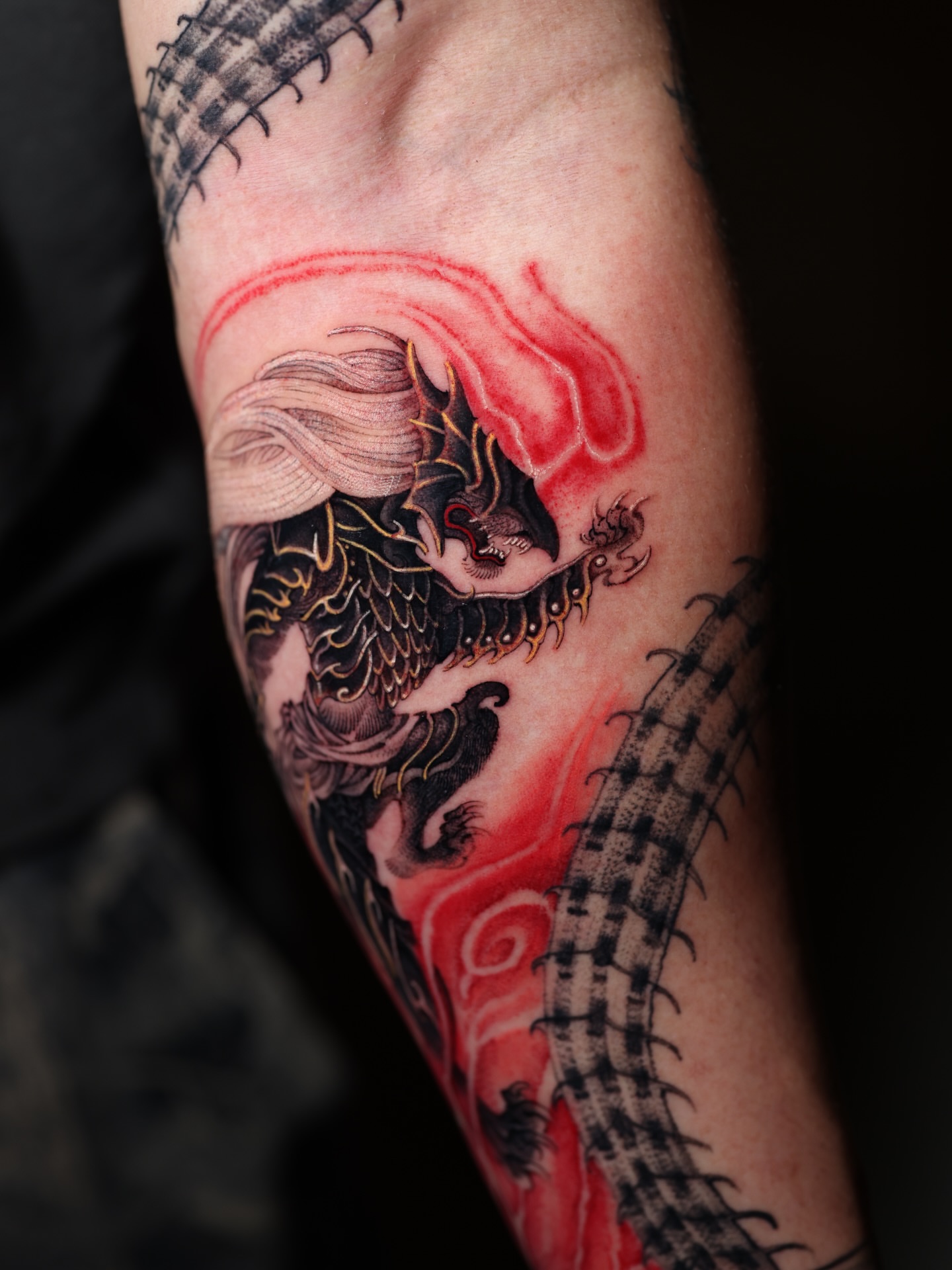 Phoenix japanese irezumi tattoo on the forearm by 𝐆𝐑𝐄𝐄𝐃