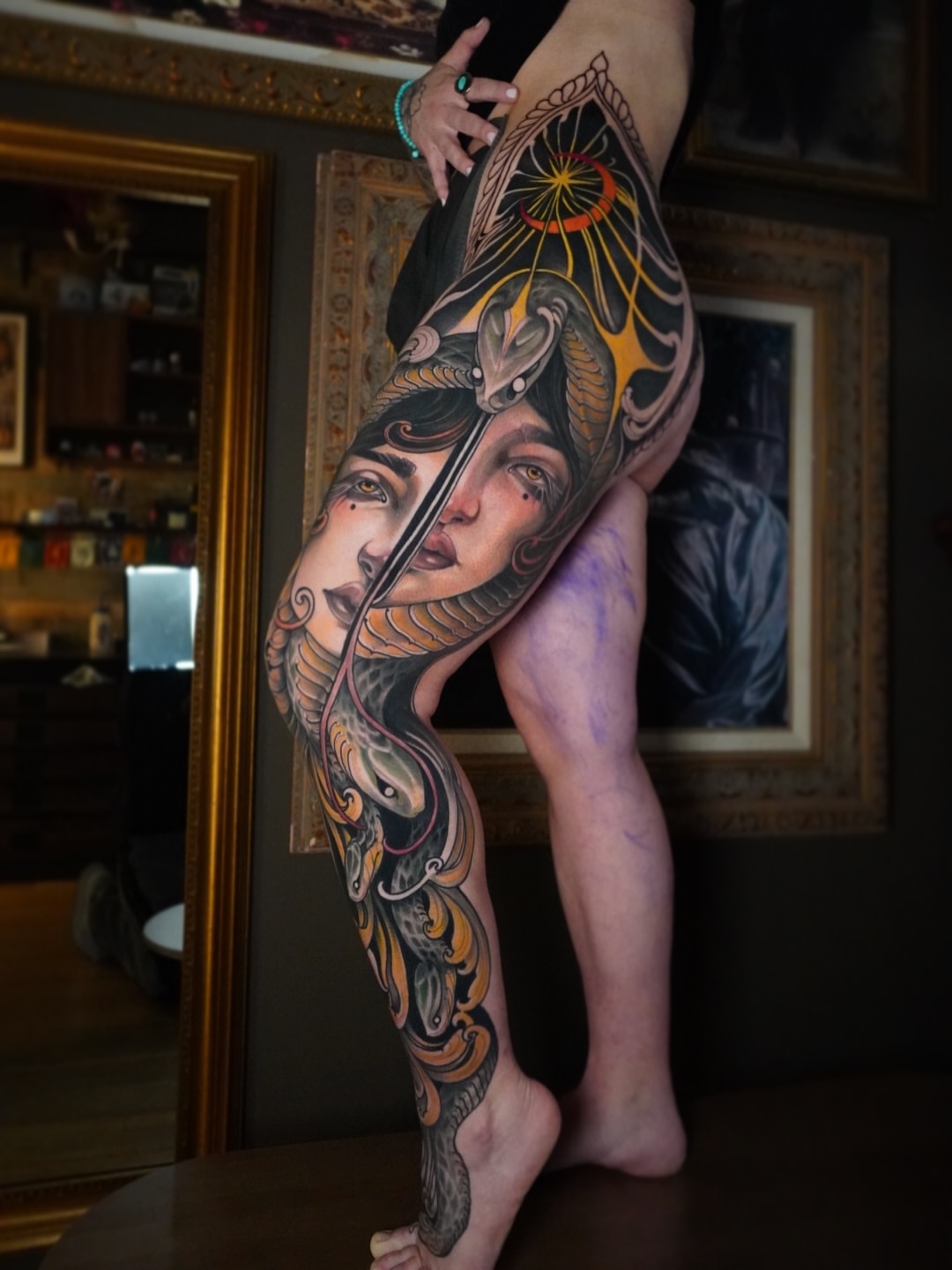 Tattoo by @fiori_lorett — american_traditional, realism