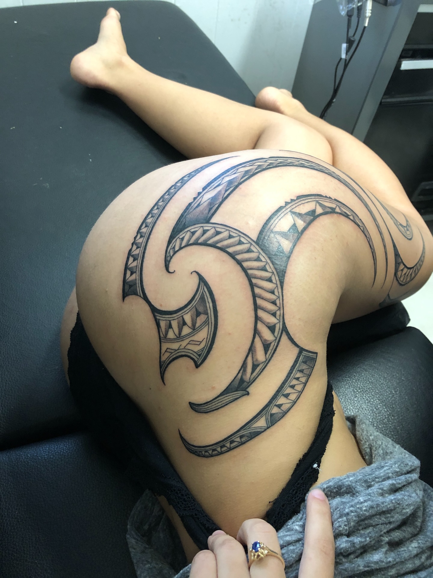 Tattoo by @tattoos_by_mahi — tribal, black_and_grey