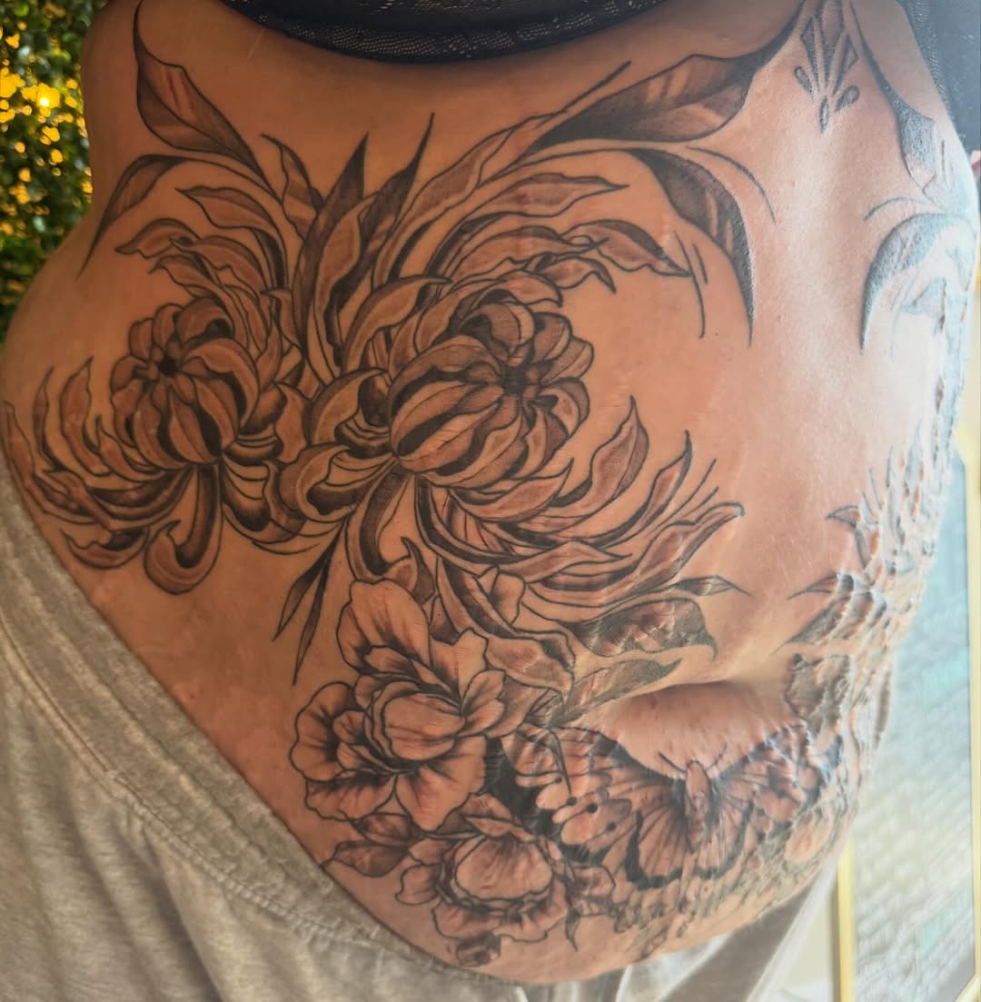Tattoo by @larry._.tattoos — black_and_grey, realism