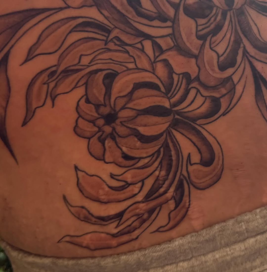 Tattoo by @larry._.tattoos — japanese_irezumi, black_and_grey