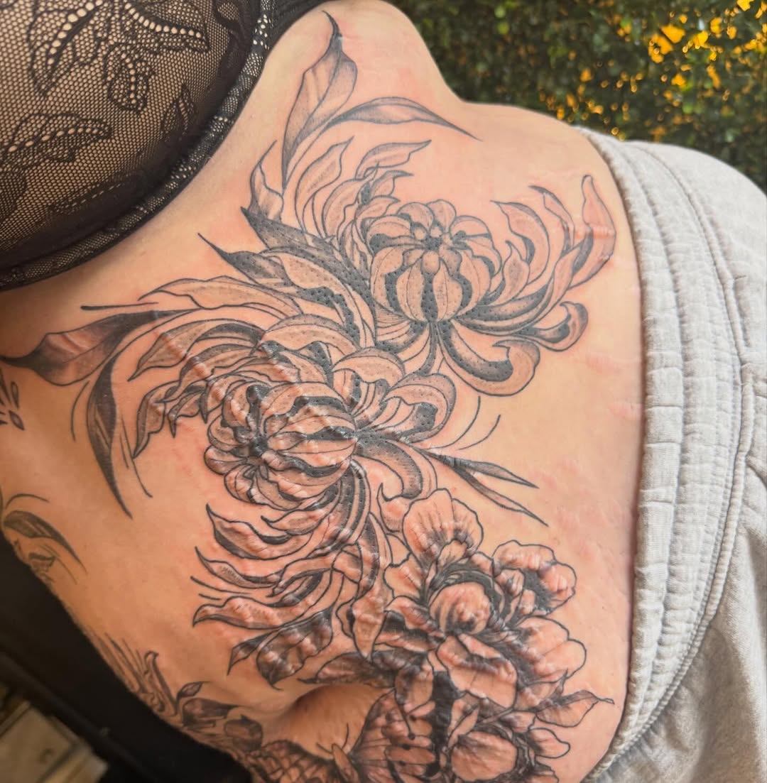 Tattoo by @larry._.tattoos — black_and_grey, realism