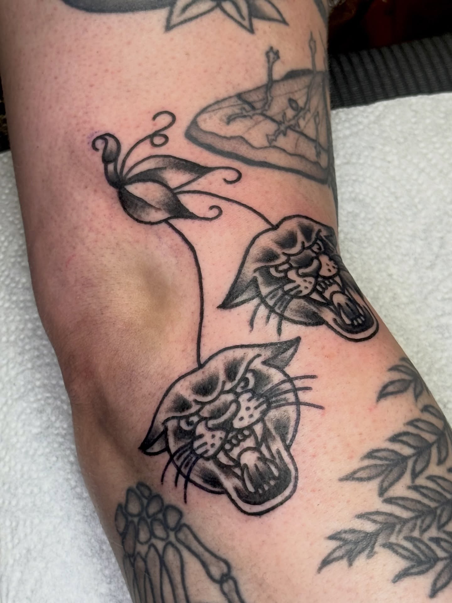 Tattoo by @ericamirellatat2 — black_and_grey