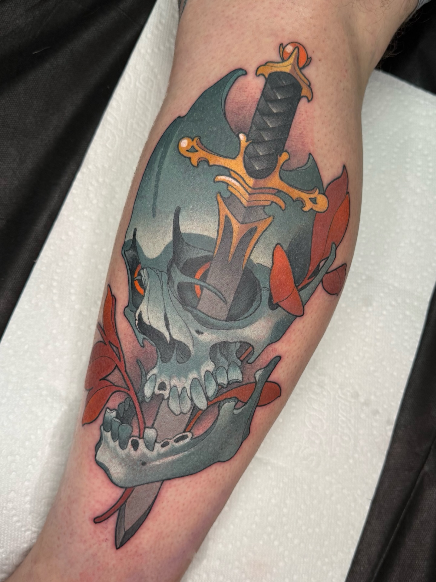 Tattoo by @anne_core — dark_realism, dotwork