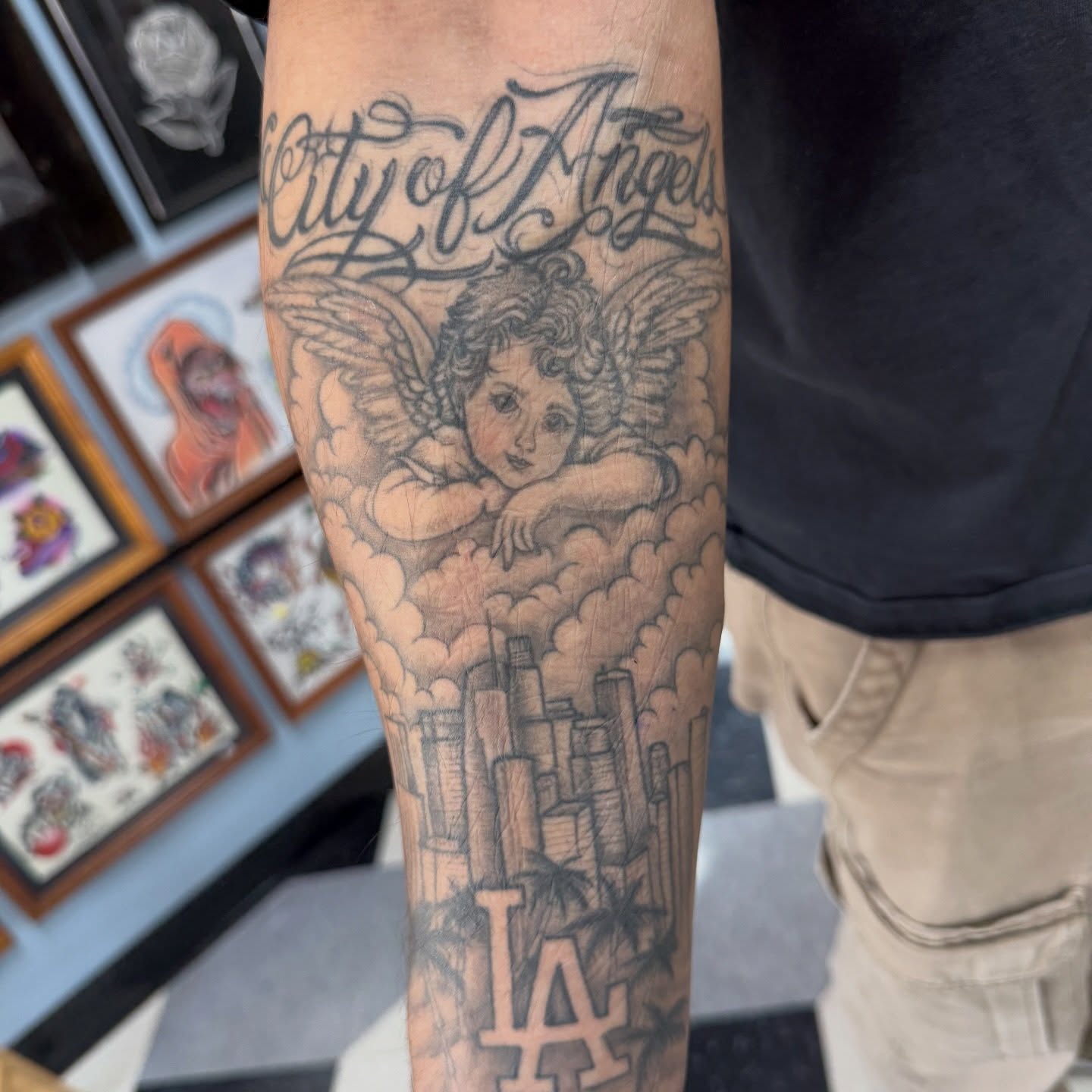 Tattoo by @itsglitter — black_and_grey, realism