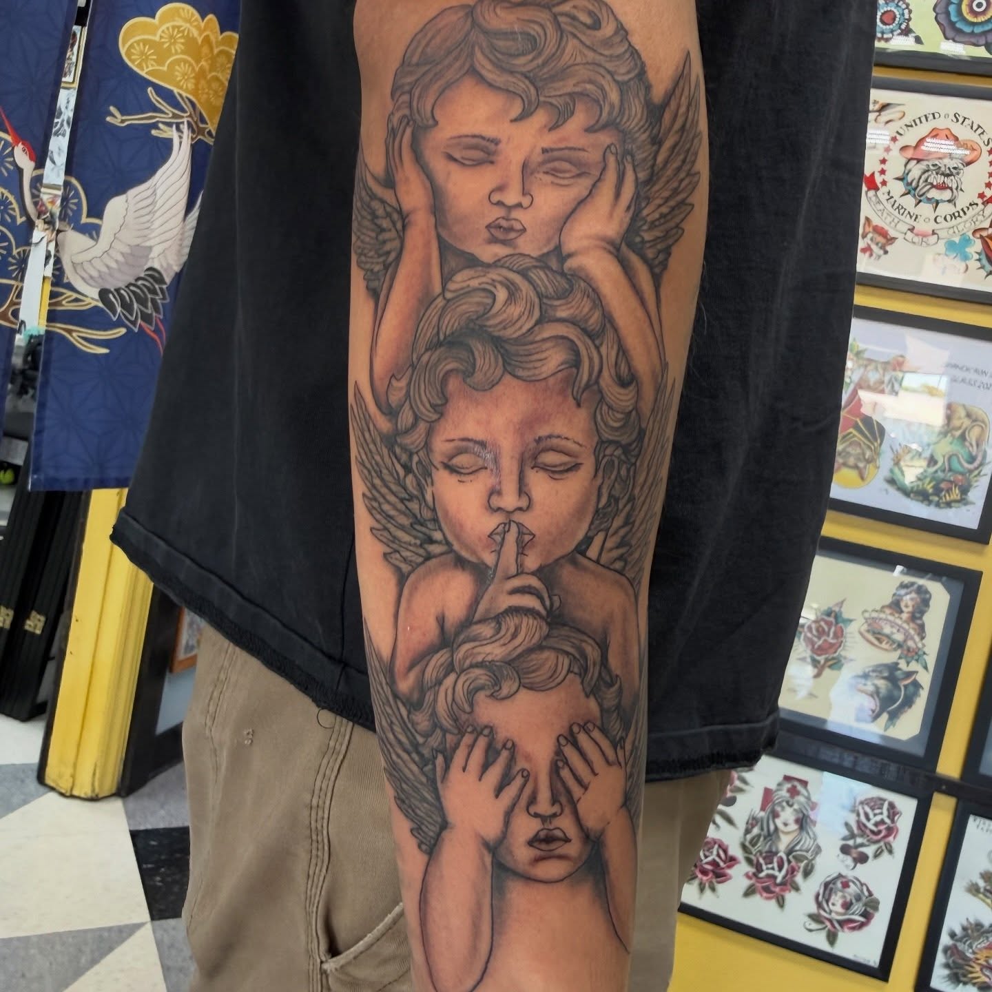 Tattoo by @itsglitter — neo_traditional, black_and_grey