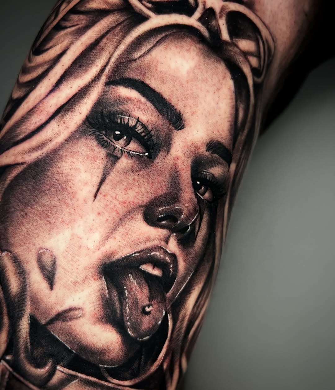 Realism tattoo on the forearm by Blot_Tattoo